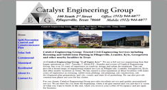 Desktop Screenshot of catalystengineeringgroup.com